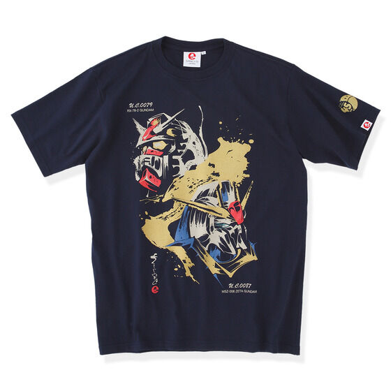 トップス Gundam 45th Anniversary T-Shirt STRICT-G JAPAN Gundam Series 45th Anniversary T-shirt GUNDAM