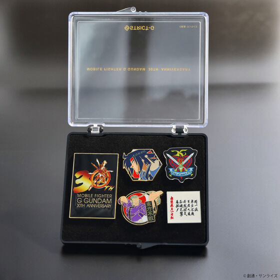STRICT-G Mobile Fighter G Gundam 30th Anniversary Pin Set | GUNDAM