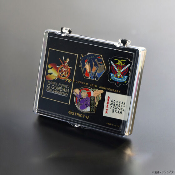 STRICT-G Mobile Fighter G Gundam 30th Anniversary Pin Set | GUNDAM