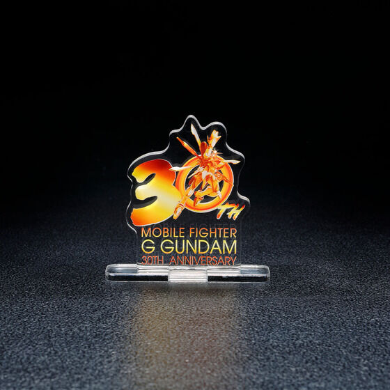 Acrylic Logo Display EX Mobile Fighter G Gundam 30th Anniversary