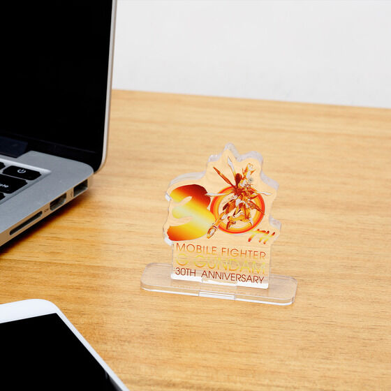 Acrylic Logo Display EX Mobile Fighter G Gundam 30th Anniversary