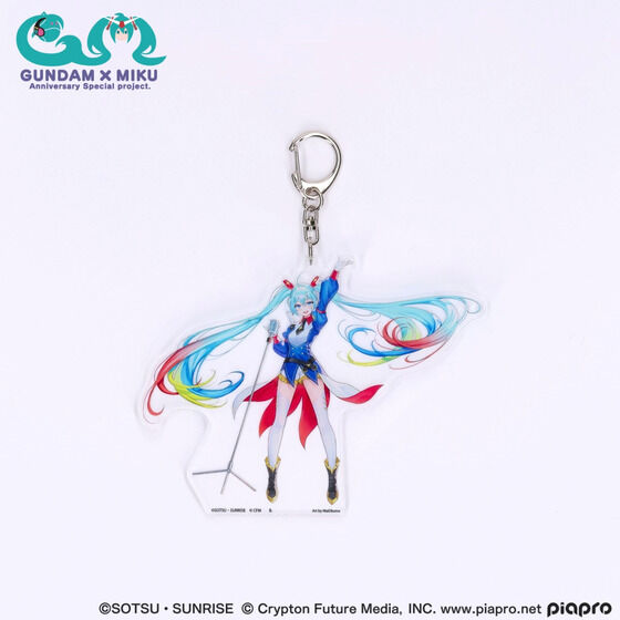 GUNDAM x MIKU Acrylic Keychain | GUNDAM | PREMIUM BANDAI USA