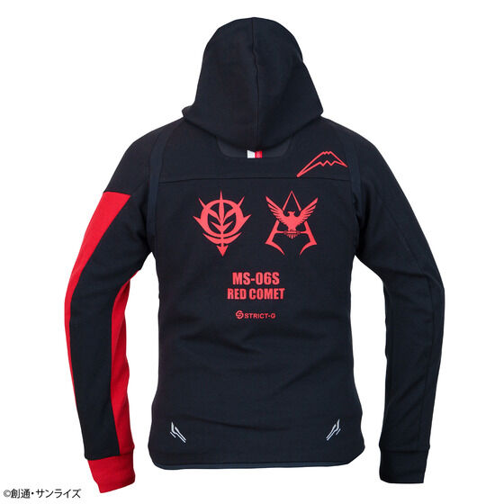 STRICT-G x KUSHITANI Mobile Suit Gundam REBRO HOODIE RED COMET