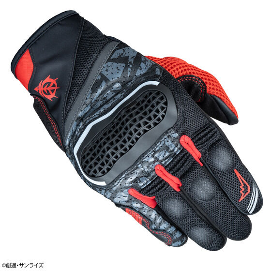 STRICT-G x KUSHITANI Mobile Suit Gundam Inventive Mesh Gloves RED