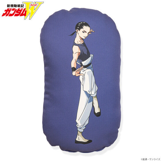 Mobile Suit Gundam Wing Character Illustration Mini Cushion