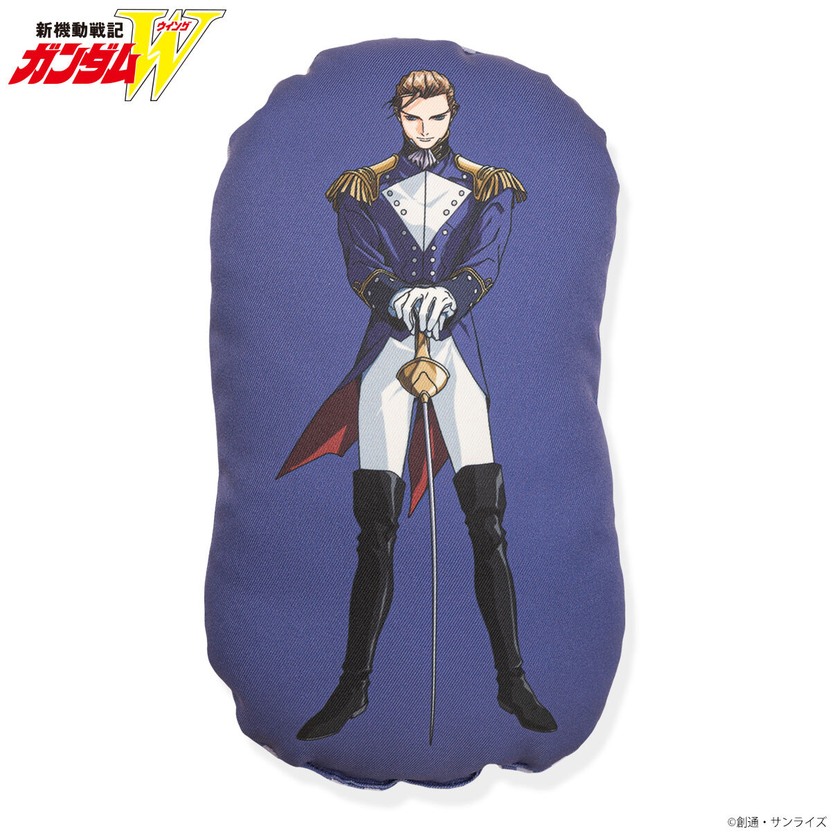 Mobile Suit Gundam Wing Character Illustration Mini Cushion