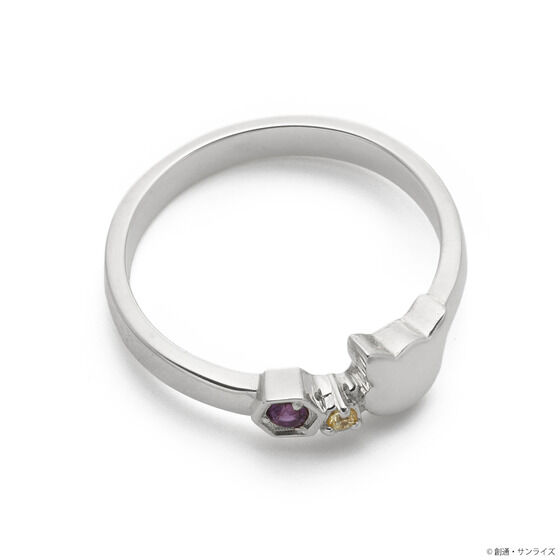 STRICT-G x THE KISS Mobile Suit Gundam GQuuuuuuX NYAAN Silver Ring