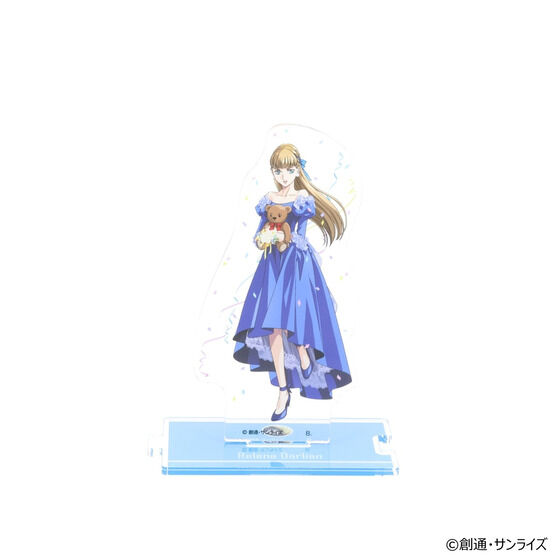 記念グッズ GVN Gundam GWX Anniversary Illustration Acrylic Standee FEMALE ver