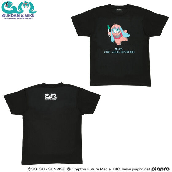 UNIFORM T-SHIRT - RIKU【M】 Mobile Suit Gundam 45th Anniversary x MIKU Collaboration MS-06S