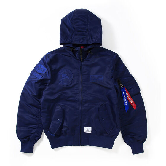 STRICT-G x ALPHA 機動戰士鋼彈 逆襲的夏亞 阿姆羅‧雷 款式 L2B 連帽 二代 飛行夾克