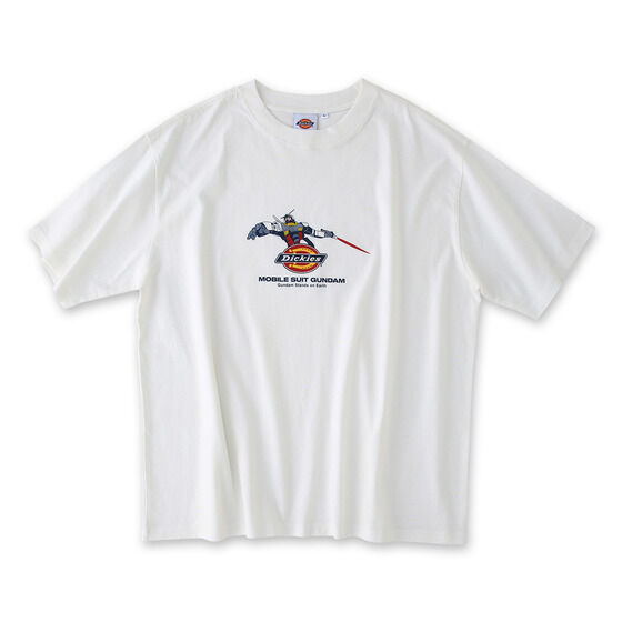 STRICT-G x Dickies Mobile Suit Gundam WHITE T-shirt B | GUNDAM