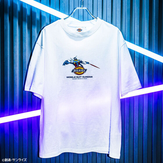 STRICT-G x Dickies Mobile Suit Gundam WHITE T-shirt B | GUNDAM