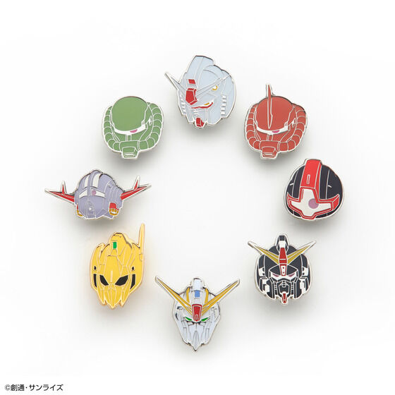 STRICT-G Mobile Suit Zeta Gundam Face Pins Collection ZETA
