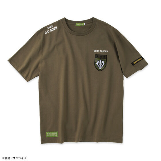 STRICT-G.ARMS Mobile Suit Gundam PRINCIPALITY OF ZEON Short-Sleeve T-shirt  | GUNDAM | PREMIUM BANDAI USA [Official] Online Store for Action Figures,  Model Kits, Card Games, Toys, and more.