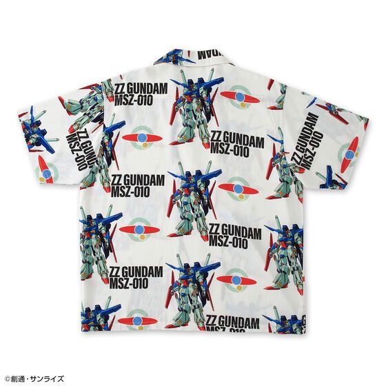 STRICT-G Gundam ZZ Aloha Shirt - desain Qubeley Mk-II