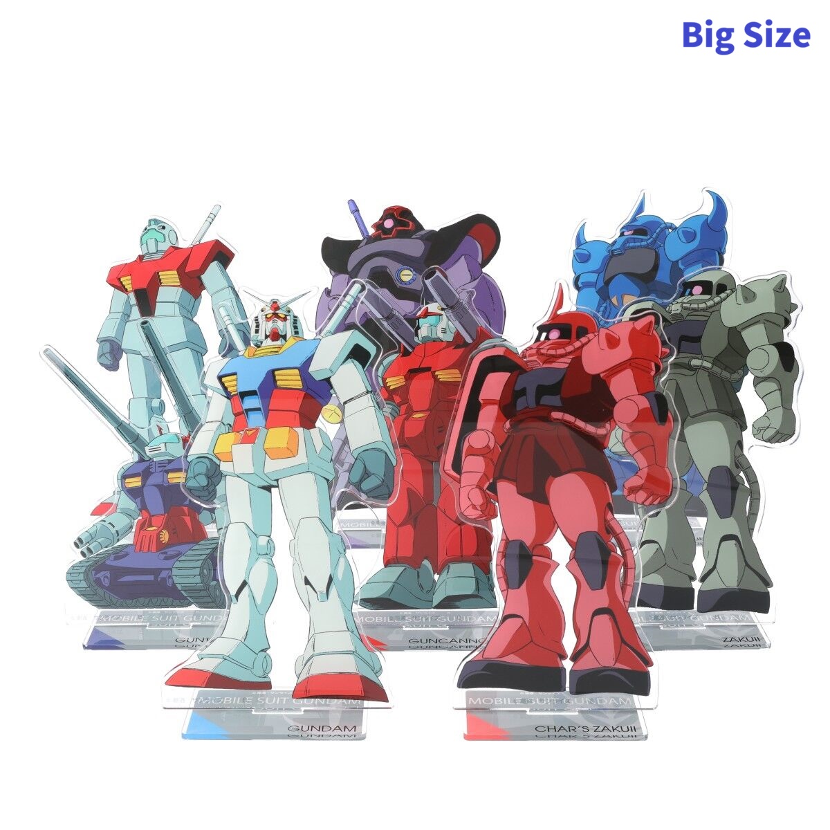 機動戰士鋼彈 MS插畫 壓克力立牌 (大尺寸)