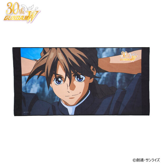 Mobile Suit Gundam Wing 30th Anniversary PV Portrait Bath Towel