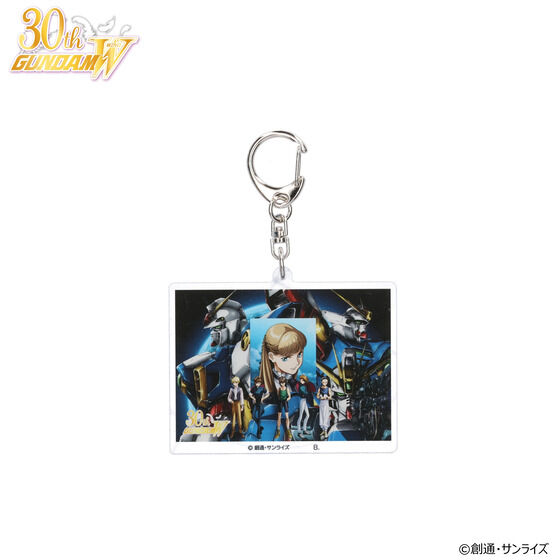 Mobile Suit Gundam Wing 30th Anniversary Key Visual Acrylic Charm