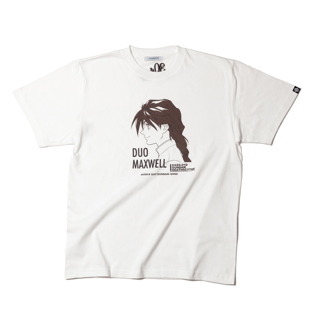 STRICT-G Mobile Suit Gundam Wing DUO MAXWELL Side Profile T-shirt | GUNDAM  | PREMIUM BANDAI USA [Official] Online Store for Action Figures, Model  Kits, Card Games, Toys, and more.