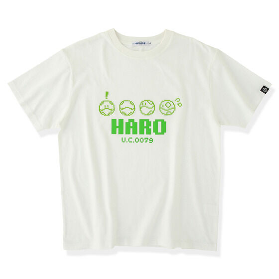 STRICT-G Mobile Suit Gundam HARO Embroidered White T-shirt