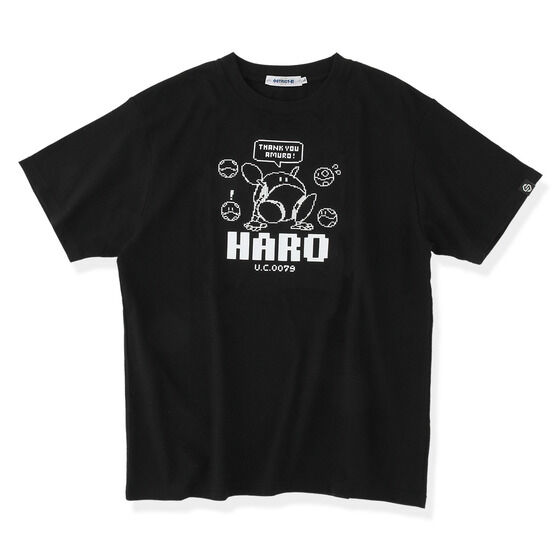 STRICT-G Mobile Suit Gundam HARO Embroidered Black T-shirt