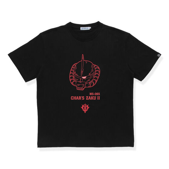 STRICT-G Mobile Suit Gundam CHAR'S ZAKU II Light-Storing T-shirt