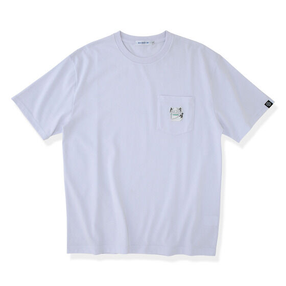 STRICT-G × hololive production SHIRAKAMI FUBUKI EMBLEM [MOBILE SUIT GUNDAM 00 VER.] Embroidered T-Shirt
