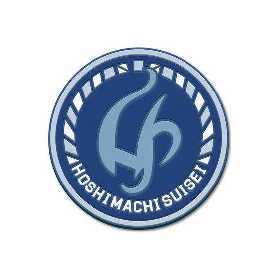 STRICT-G × hololive production HOSHIMACHI SUISEI EMBLEM [MOBILE SUIT GUNDAM CHAR'S COUNTERATTACK VER.] Rubber Coaster