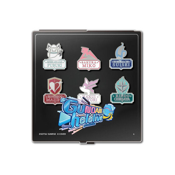 STRICT-G × hololive production Gundam Series Pin Set Vol.1 [Emblem Ver.]
