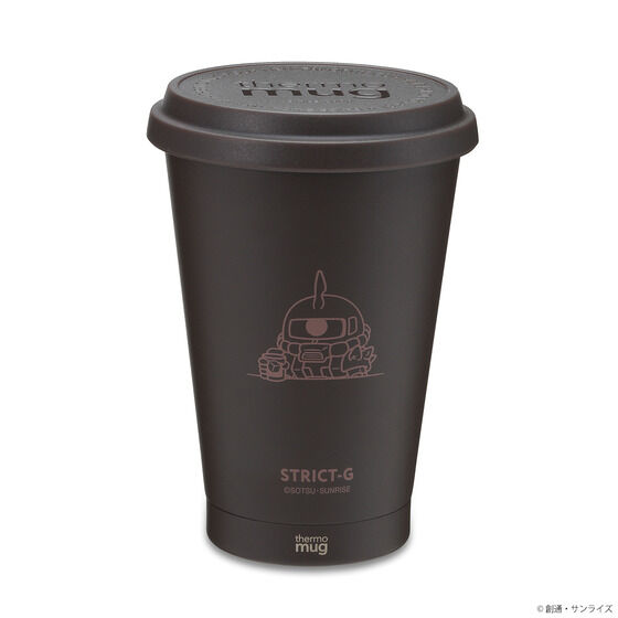 STRICT-G x thermo mug Mobile Suit Gundam BEAN Tumbler CHAR'S ZAKU