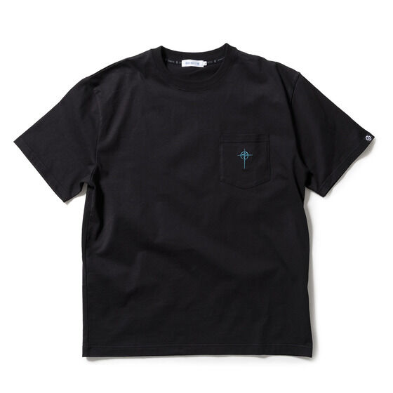 STRICT-G BASIC Mobile Suit Gundam Hathaway The Sorcery of Nymph Circe MAFTY BLACK Embroidered Pocket T-shirt