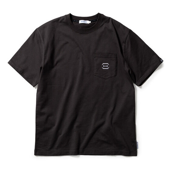 STRICT-G BASIC Mobile Suit Gundam Hathaway The Sorcery of Nymph Circe XI GUNDAM CHARCOAL Embroidered Pocket T-shirt