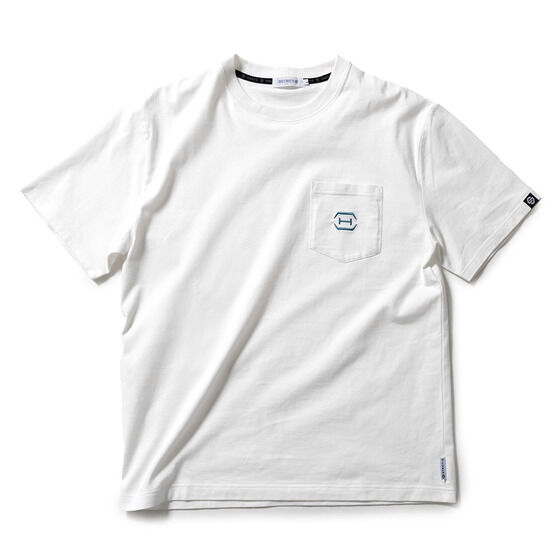 STRICT-G BASIC Mobile Suit Gundam Hathaway The Sorcery of Nymph Circe XI GUNDAM WHITE Embroidered Pocket T-shirt