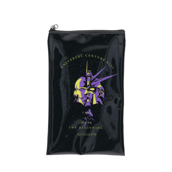 Mobile Suit Gundam F91 F91/Iron Mask Face Pattern PVC Pouch