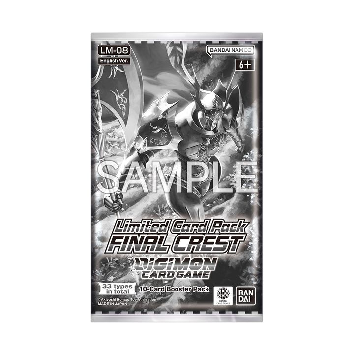 digimon tcg white cards DIGIMON CARD GAME Limited Card Pack FINAL CREST [LM-08] | DIGIMON