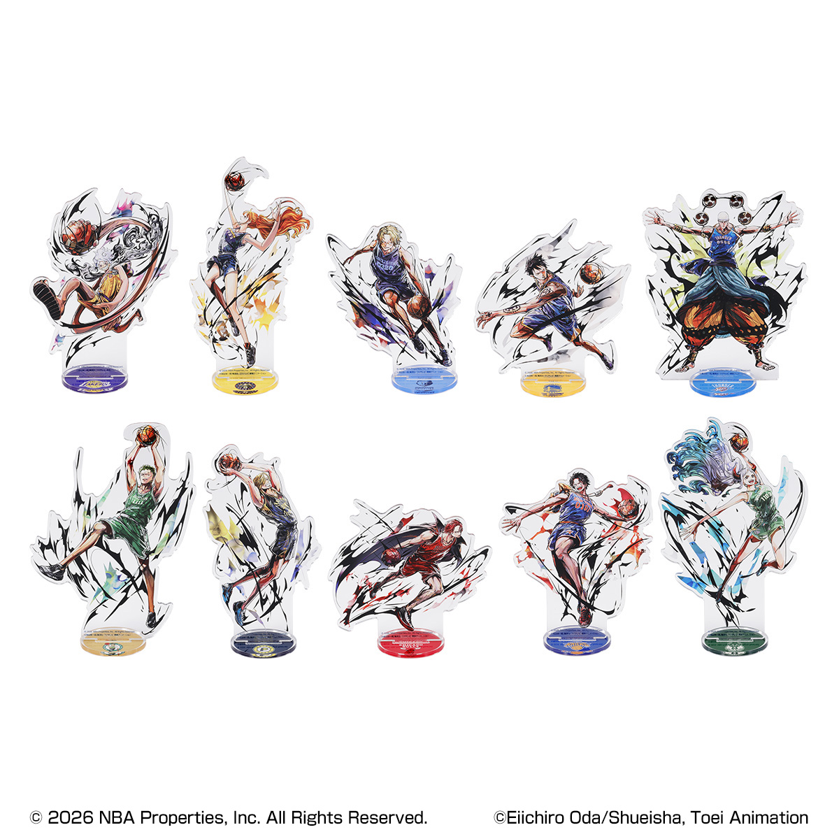 ONE PIECE × NBA Acrylic Stand