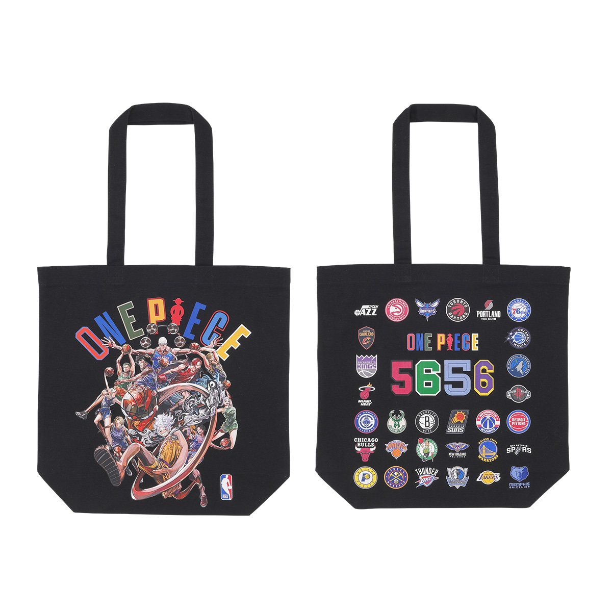 ONE PIECE × NBA Tote Bag