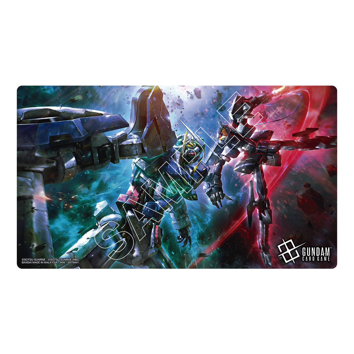 GUNDAM CARD GAME プレイマット＆カードセット＆スリーブ　セット Gundam Card Game Official Playmat and Card Set Suletta & Miorine