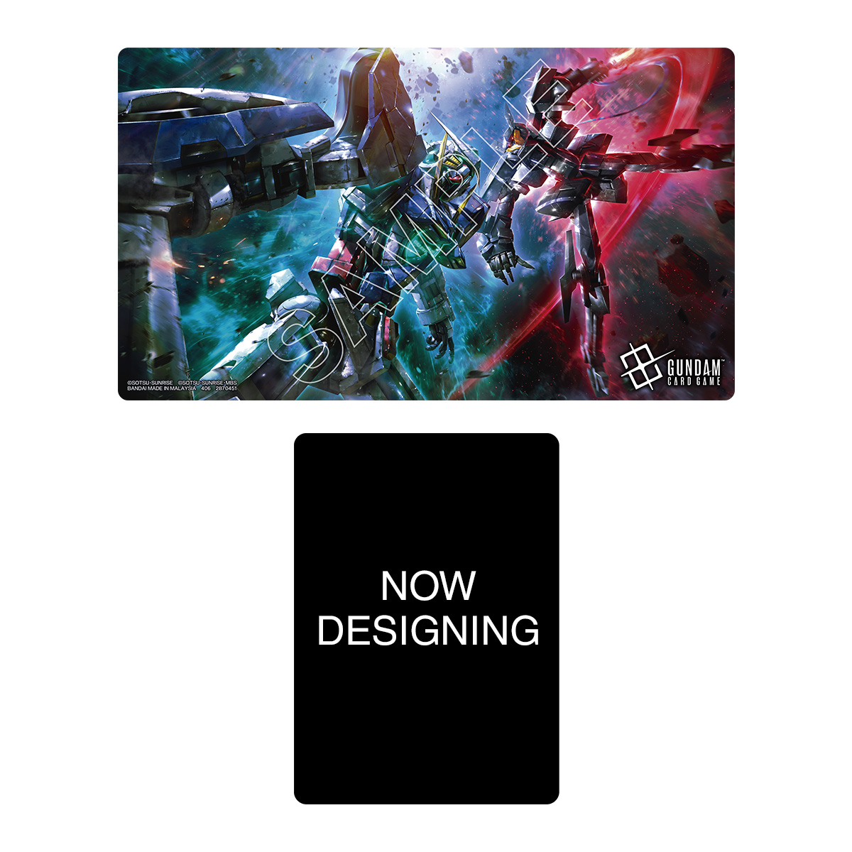 GUNDAM CARD GAME プレイマット＆カードセット＆スリーブ　セット Gundam Card Game Official Playmat and Card Set Suletta & Miorine