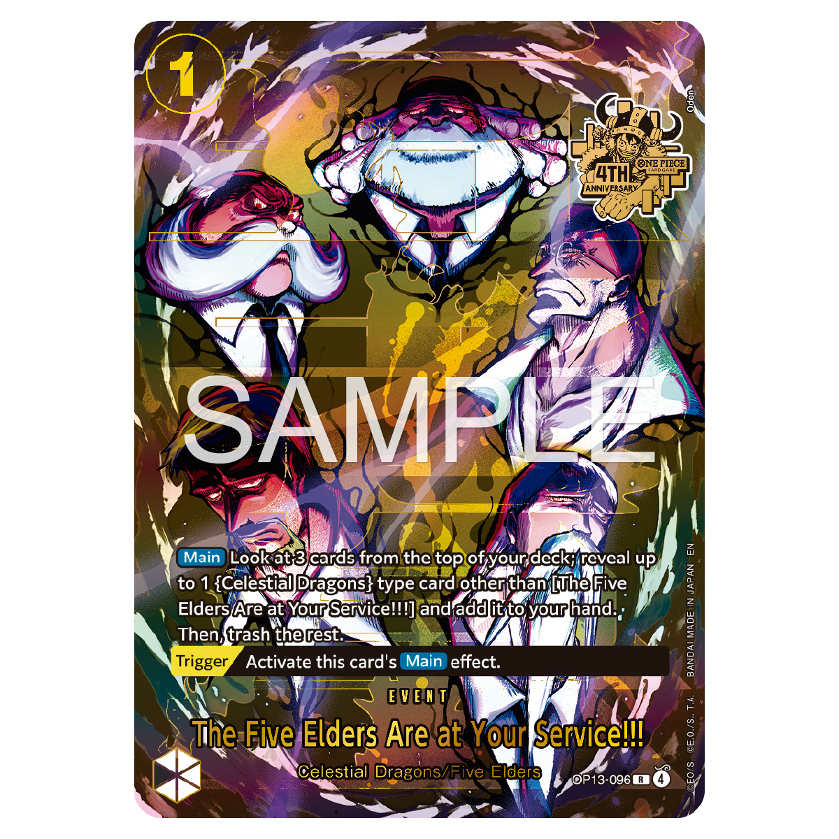 ONE PIECE CARD GAME Japanese 4th Anniversary Set | ONE PIECE