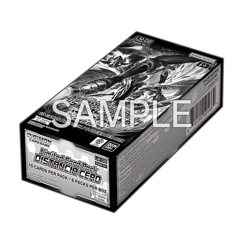 DIGIMON CARD GAME Limited Card Pack DISTANCIA CERO [LM-09