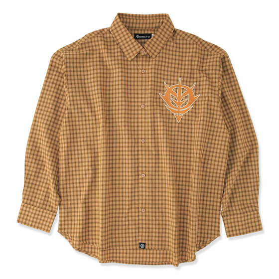 STRICT-G Mobile Suit Gundam ZEON FORCES Embroidery Checked Shirt