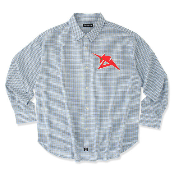 STRICT-G Mobile Suit Gundam: Char's Counterattack AMURO RAY Embroidery Checked Shirt