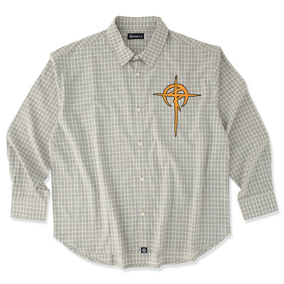 STRICT-G Mobile Suit Gundam Hathaway The Sorcery of Nymph Circe MAFTY Embroidery Checked Shirt