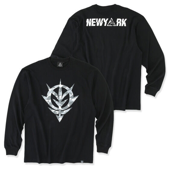 STRICT-G x NEW YARK Mobile Suit Gundam CAMOUFLAGE EMBLEM OF THE PRINCIPALITY OF ZEON Long-Sleeve T-shirt
