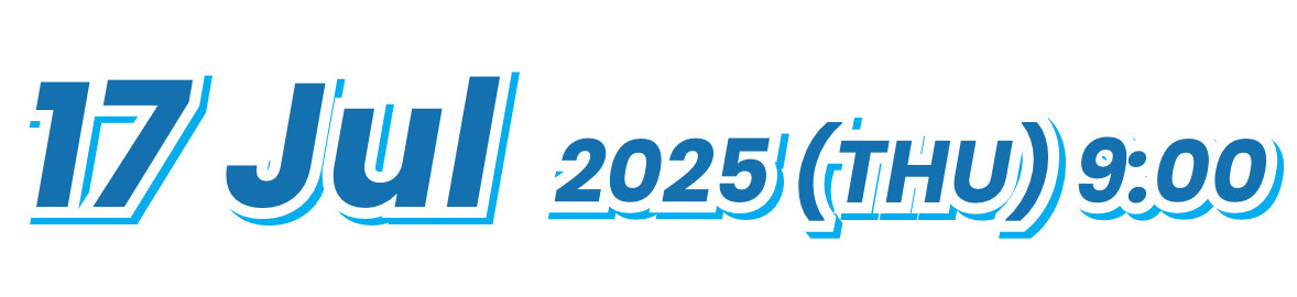 17 Jul 2025 (THU) 9:00