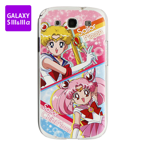 Cover for GALAXY S III&III alpha SAILOR MOON Sailor Moon and Sailor Chibi Moon
