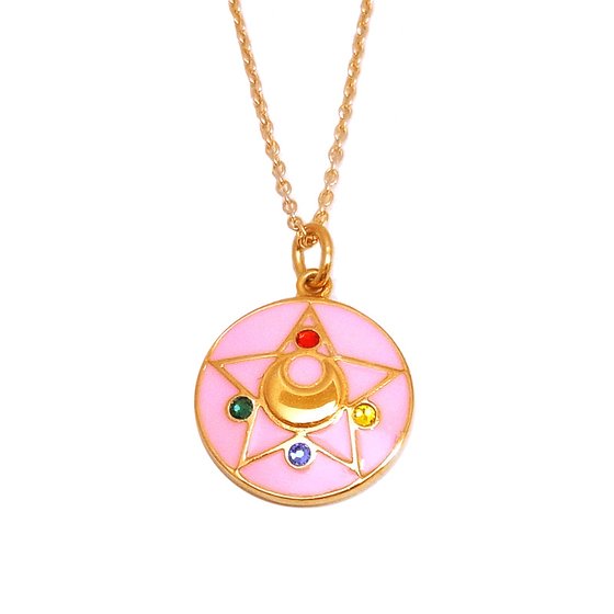 Sailor moon R Crystal brooch design Silver925 pendant(Color) [Jul 2014 Delivery]