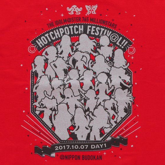 THE IDOLM@STER 765 MILLIONSTARS HOTCHPOTCH FESTIV@L!! T-shirts