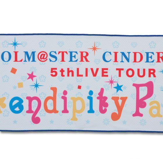 THE IDOLM@STER CINDERELLA GIRLS 5thLIVE TOUR Cool Towel